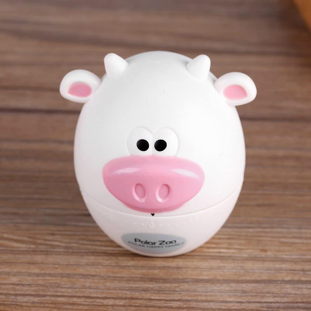 Cute Cartoon Mechanical Kitchen Timer 55 Minutes Cooking Supplieslovely Student Homework Plastic Timer Purple Bear