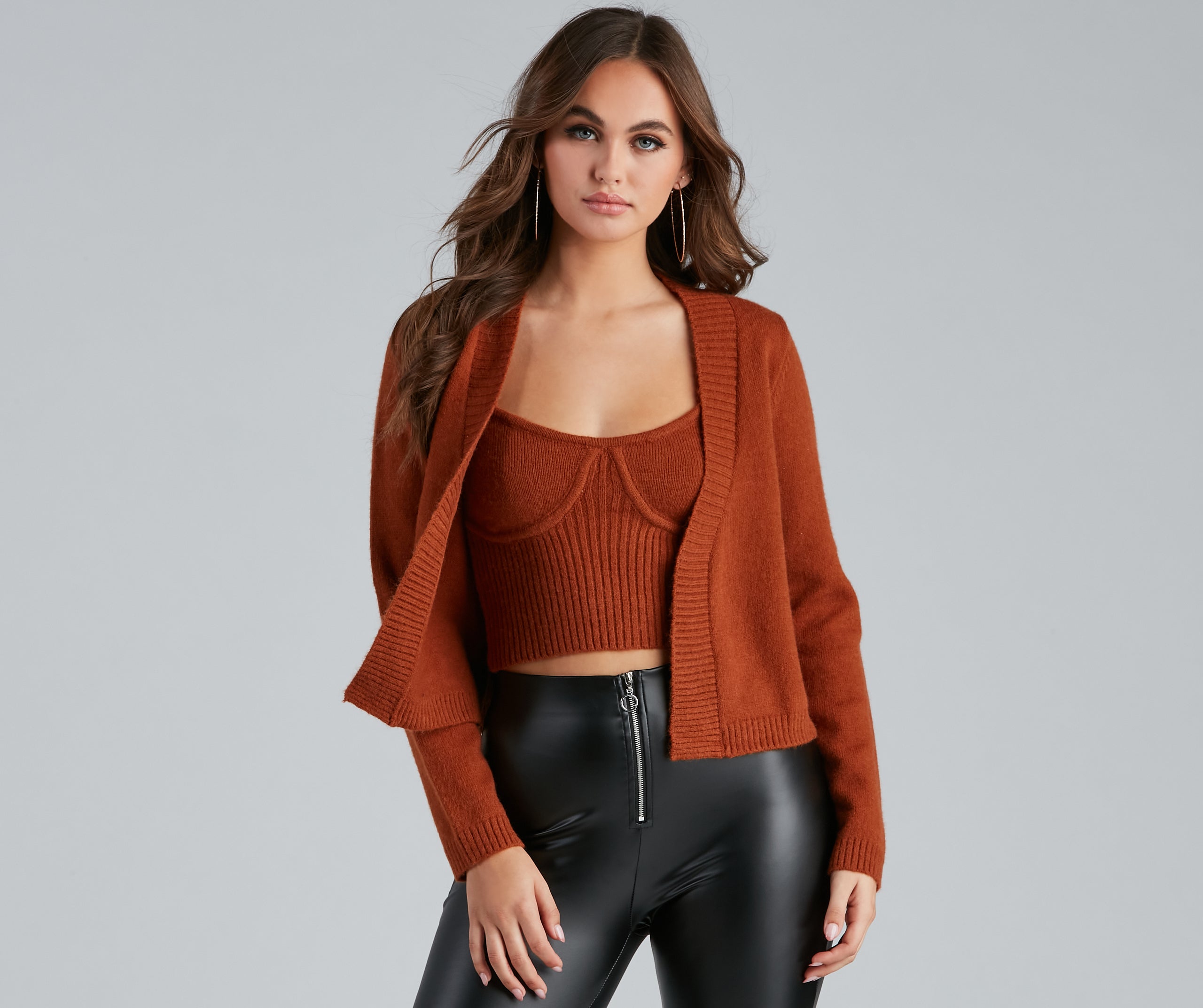 Winter Chills Rib Knit Cami