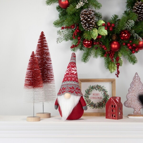 Standing Gnome with Nordic Hat Christmas Decoration