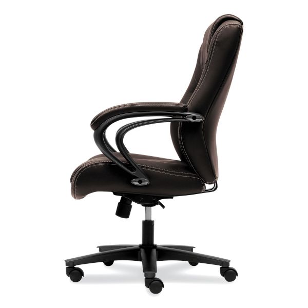 HON HVL402 Series Executive High-Back Chair， Supports Up to 250 lb， 17