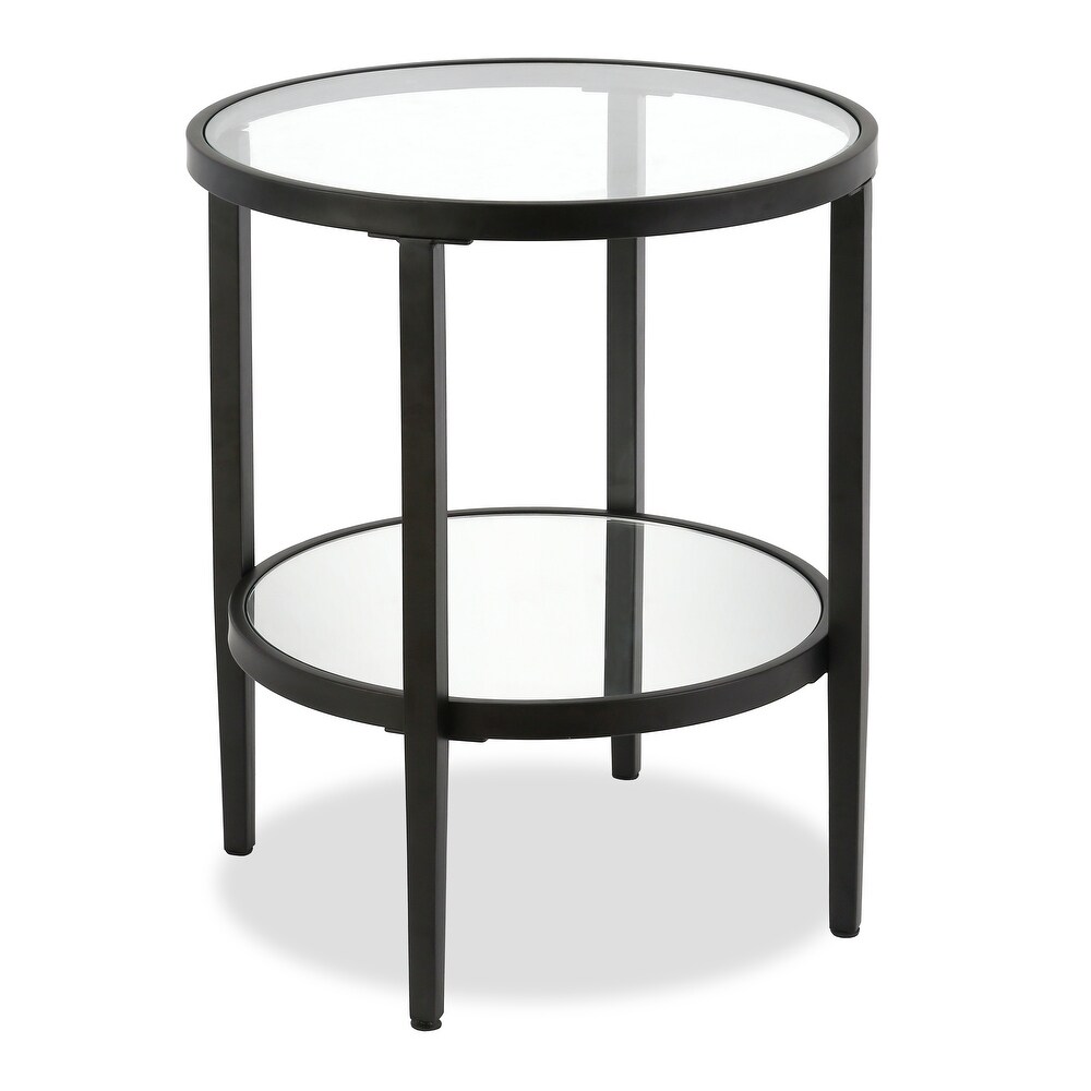 Silver Orchid Carol Mirrored Side Table