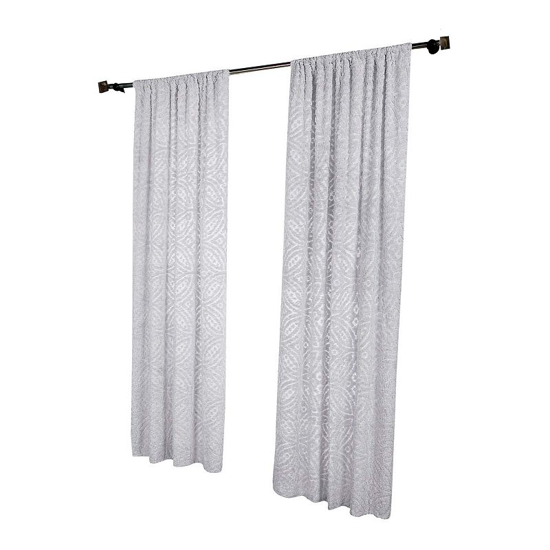 Better Trends 2-pack Double Wedding Ring Window Curtains