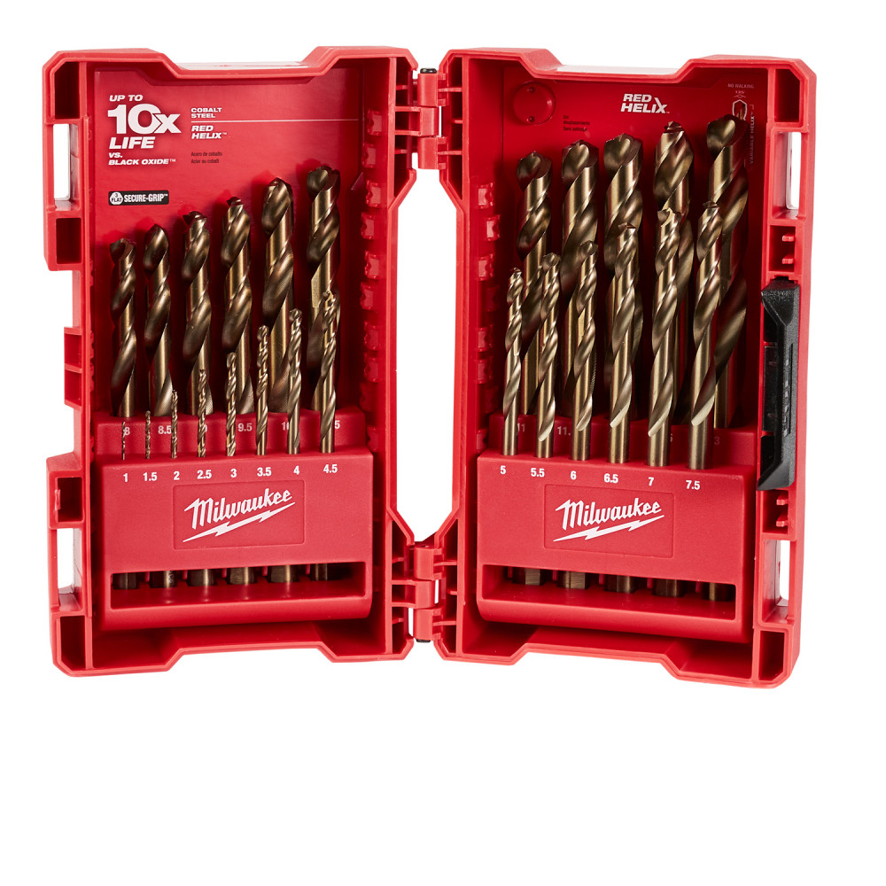 Milwaukee 25-Piece Metric COBALT RED HELIX Kit 48-89-2531 from Milwaukee