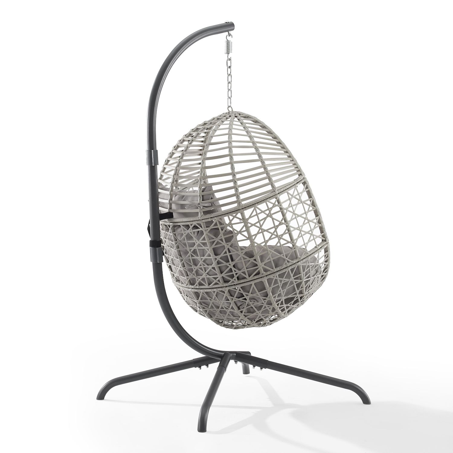 Crosley Lorelei Indoor / Outdoor Wicker Hanging Egg Patio Chair