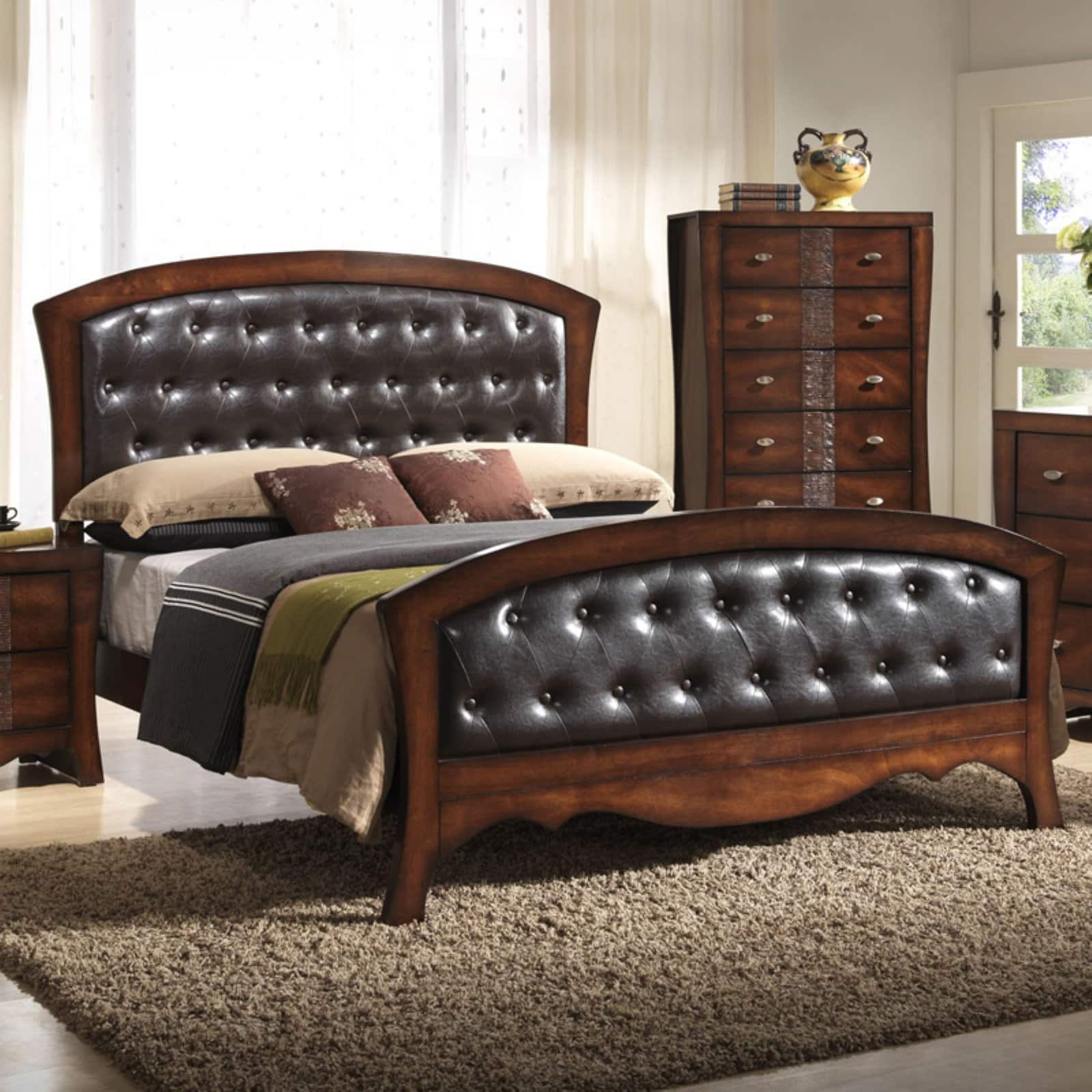 Picket House Furnishings Jenny Panel Bed - Medium Espresso