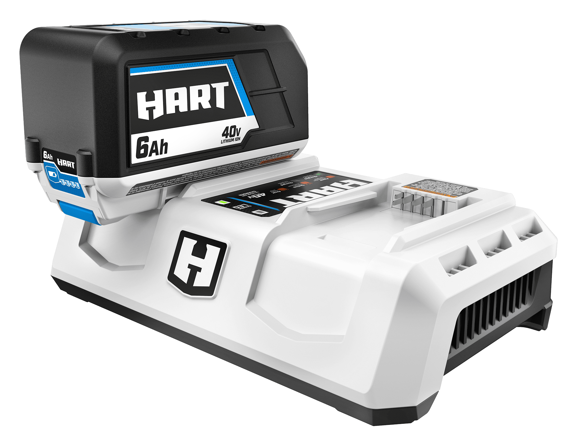 HART 40-Volt 6A Dual Port Rapid Charger