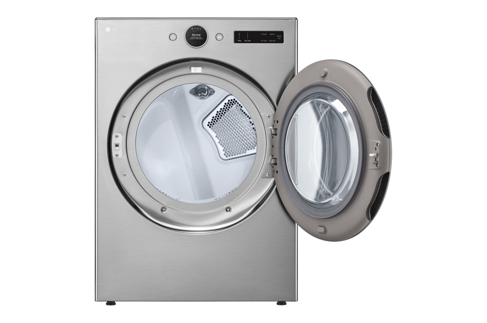 Lg DLEX5500V 7.4 Cu. Ft. Ultra Large Capacity Smart Front Load Electric Energy Star Dryer With Sensor Dry & Steam Technology