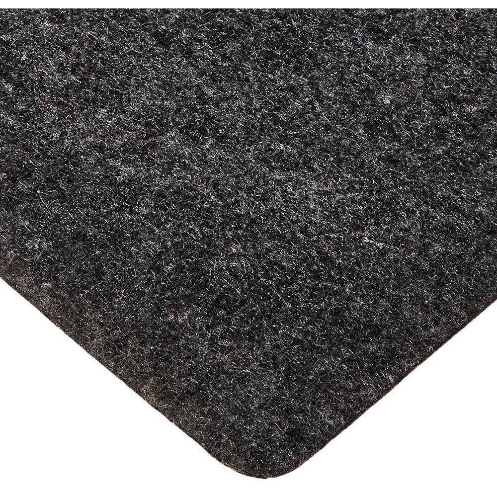 Drymate 6ft. W x 4 ft. 10 in. L Charcoal CommercialResidential Polyester Garage Flooring Maintenance Mat MMC5872B