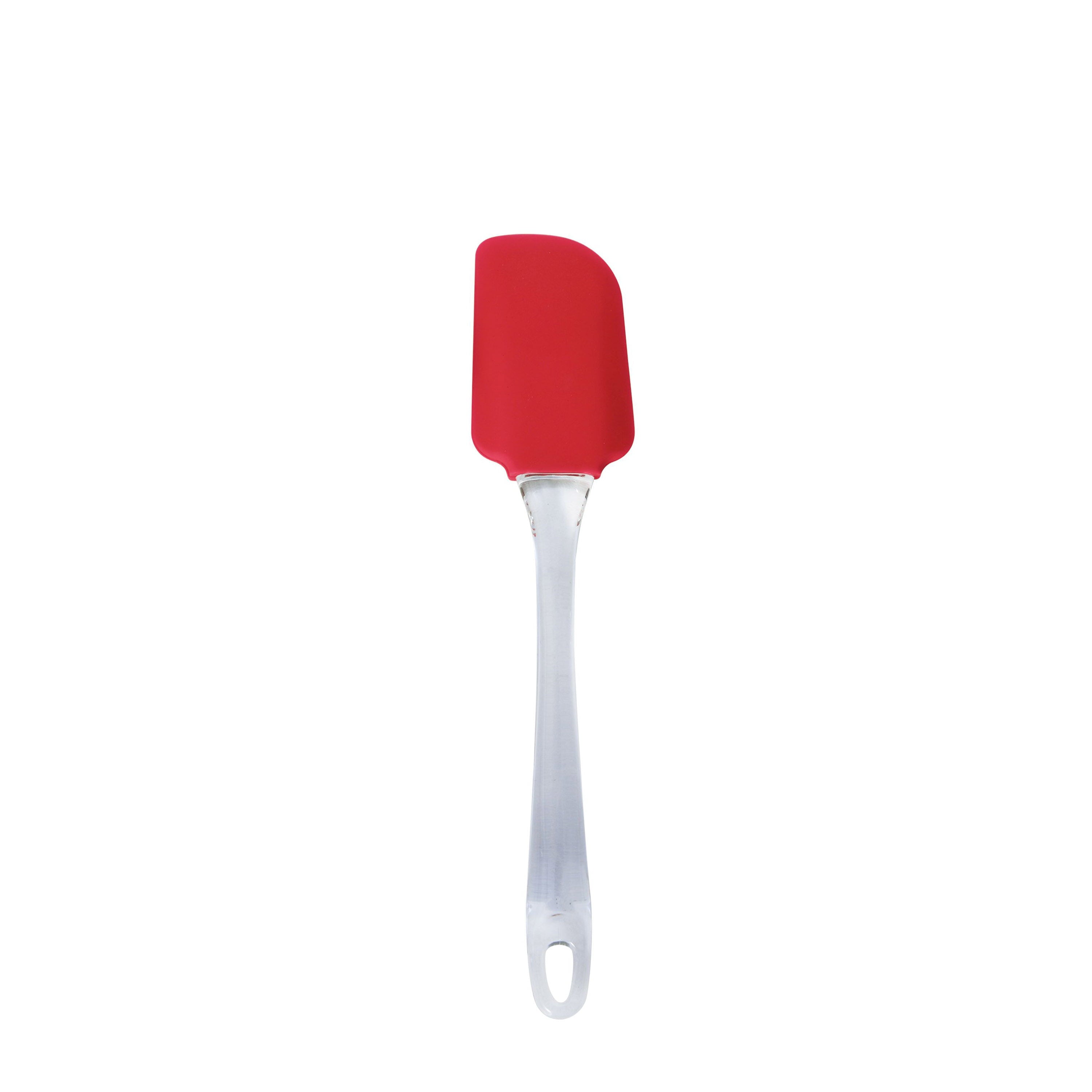 Farberware 4-Piece Whisk, Spatula, Spoon Spatula and Basting Brush Silicone Set in Red