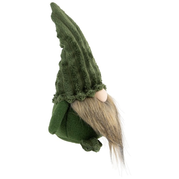 Green Plush Christmas Gnome Decoration