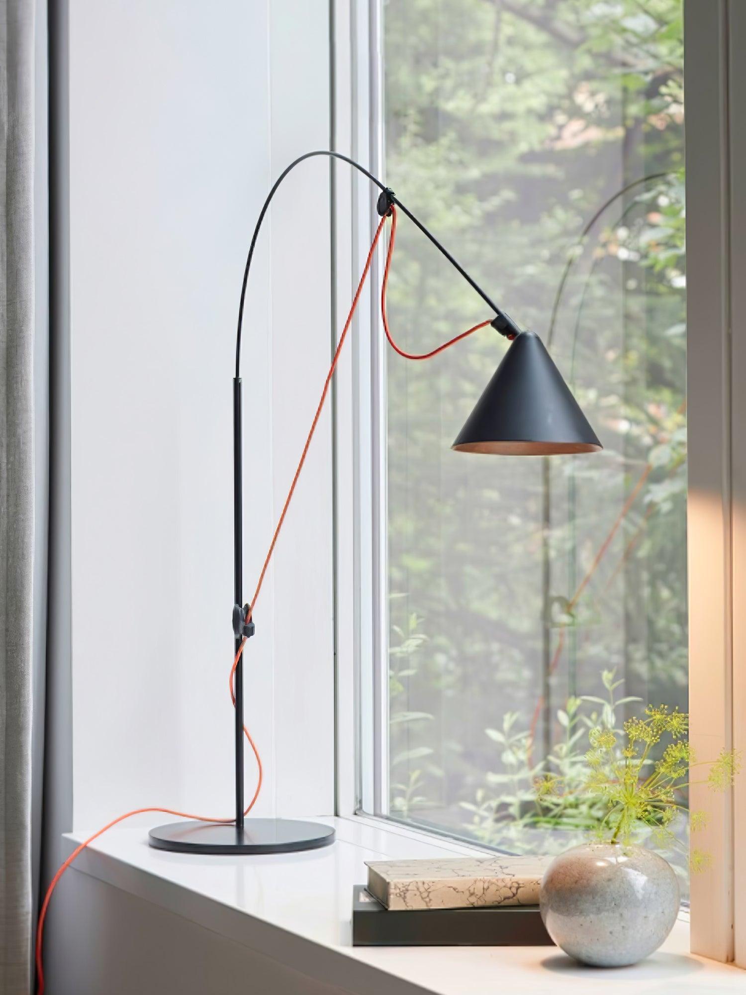 Ensure Black Table Lamp