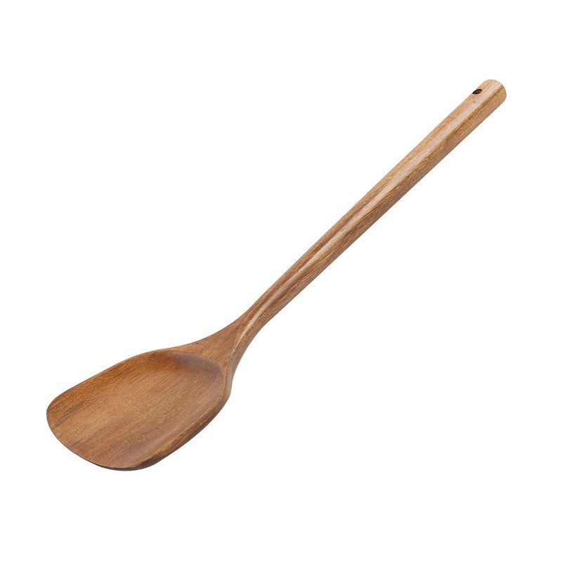 Wooden Turner Stir Frying Wok Spatula Kitchen Pan Cooking Baking Brown