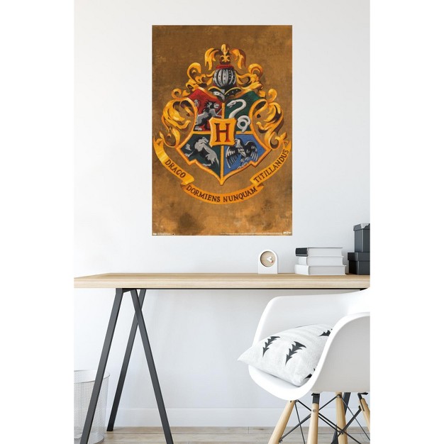 Trends International The Wizarding World Harry Potter Hogwarts Crest Unframed Wall Poster Prints