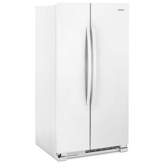 Whirlpool 22 cu. Ft. Side by Side Refrigerator in White WRS312SNHW