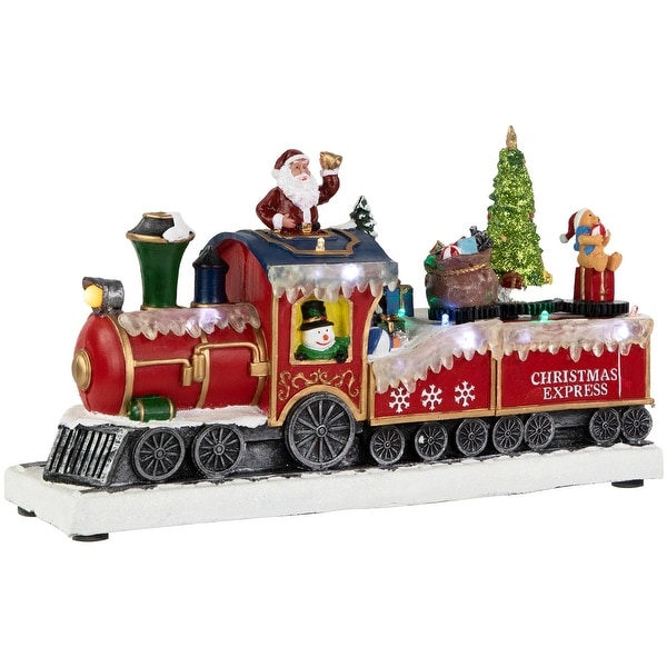 12 LED Animated and Musical Toy Shop Train Christmas Village Display