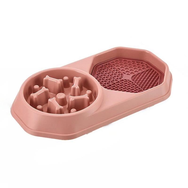 Double dog slow feeder bowls