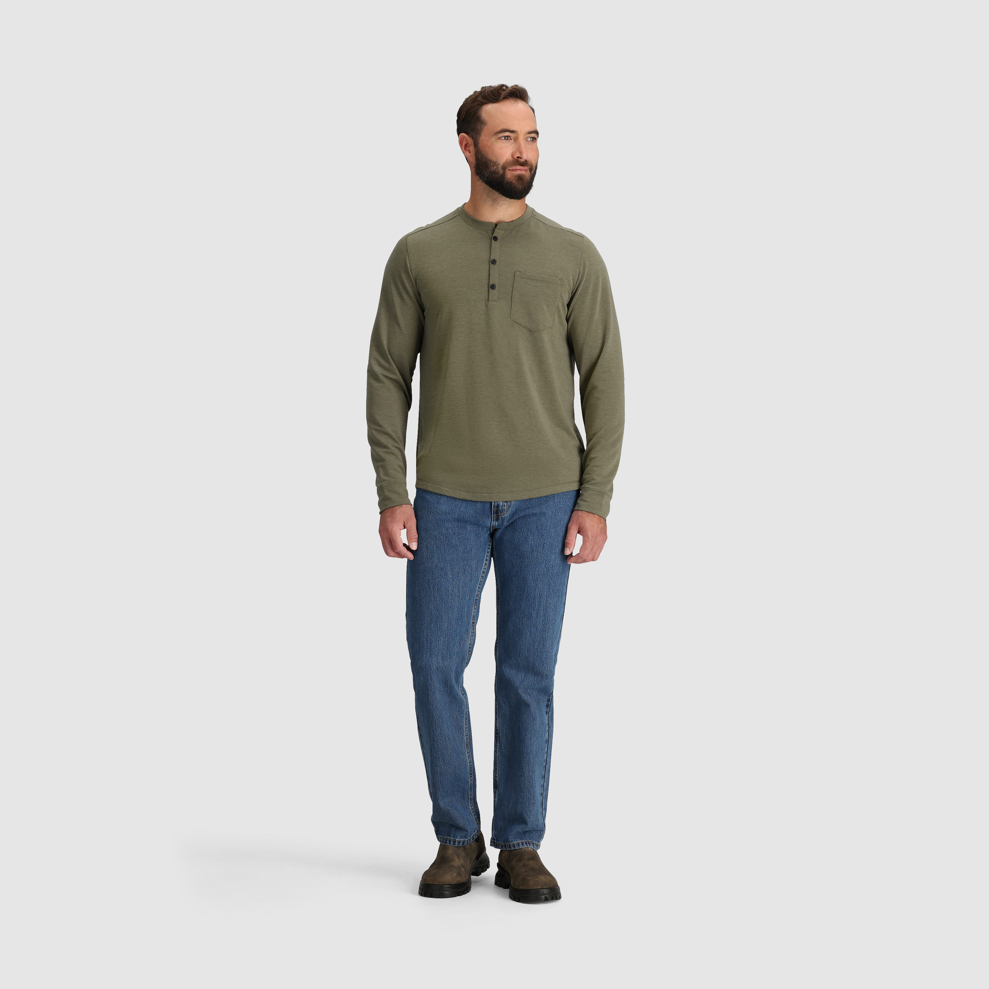 Men's Aberdeen Long Sleeve Henley