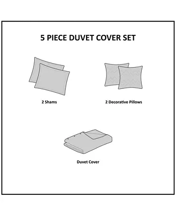 Intelligent Design Lillie 5-Pc. Duvet Cover Set  Full Queen