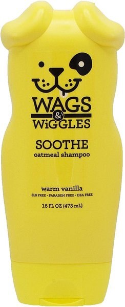 Wags and Wiggles Soothe Oatmeal Dog Shampoo， 16-oz