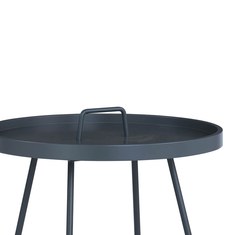 JAXI Round Coffee Table 40cm - Graphite Grey