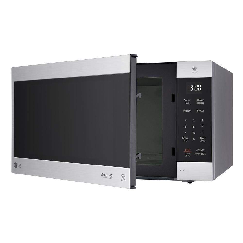 LG Electronics LMC2075ST NeoChef 24 in. Width 2.0 cu.ft. Stainless Steel 1200-Watt Countertop Microwave