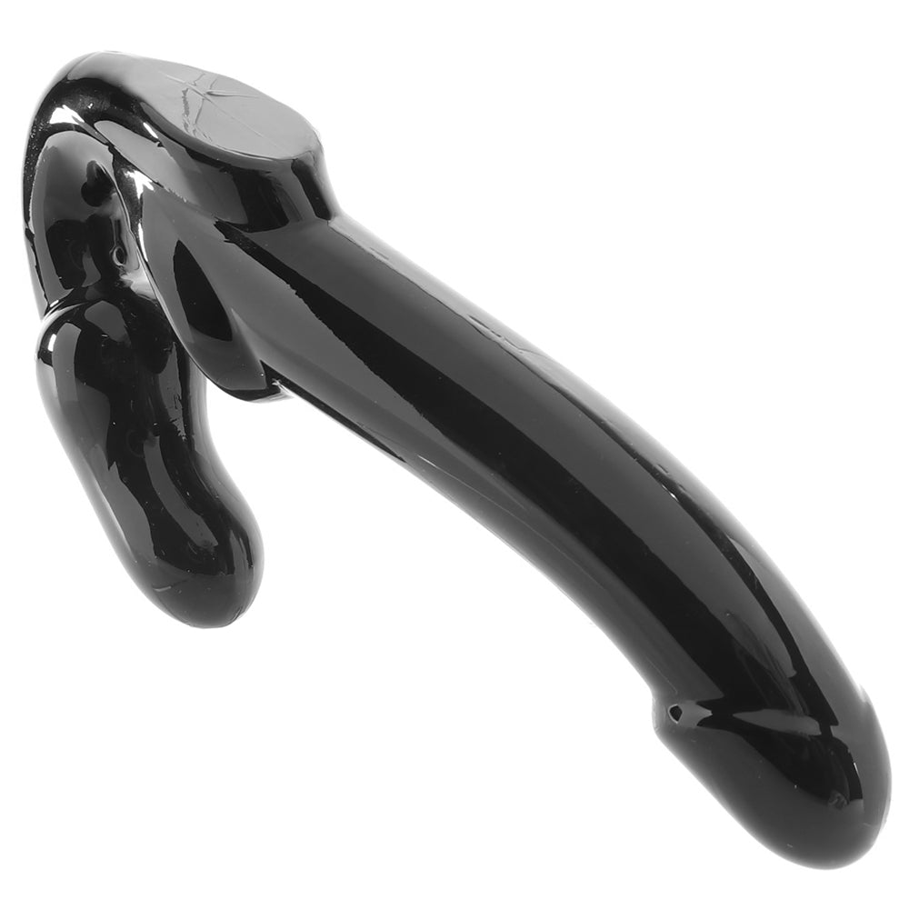 Strap U Revolver Strapless Strap-On Dildo in Black