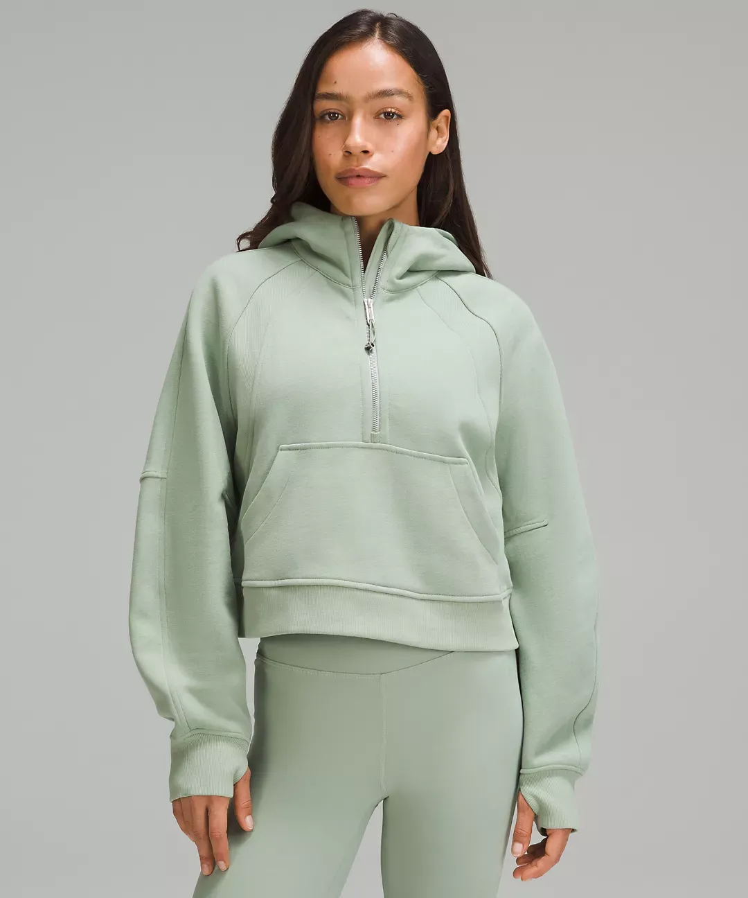 Scuba Oversized Half-Zip Hoodie