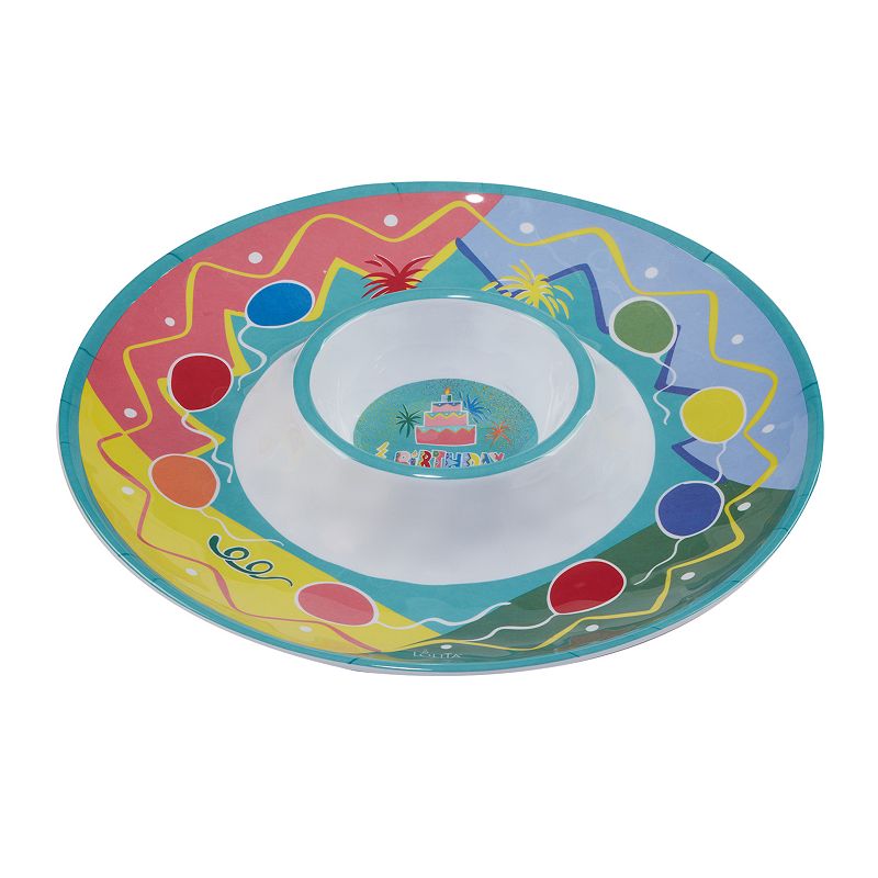 Certified International Lolita Birthday Bash 3-pc. Melamine Serving Set