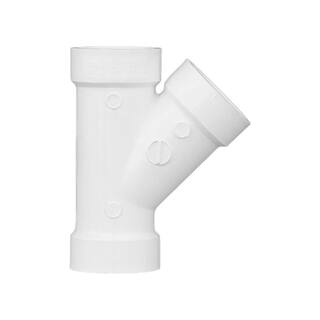 Charlotte Pipe 2 in. PVC DWV Wye Fitting PVC006001000HD