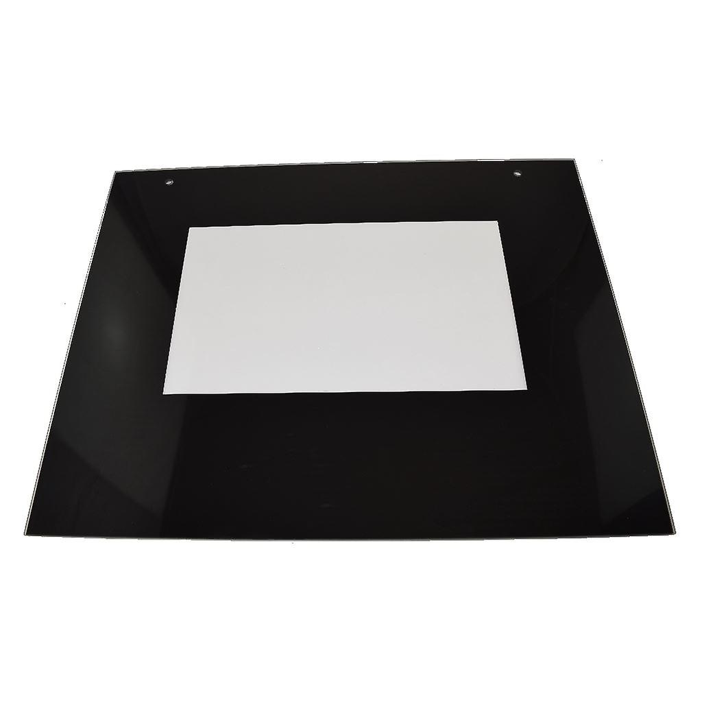 Door Glass Main Inde Sit Black for Indesit Cookers and Ovens