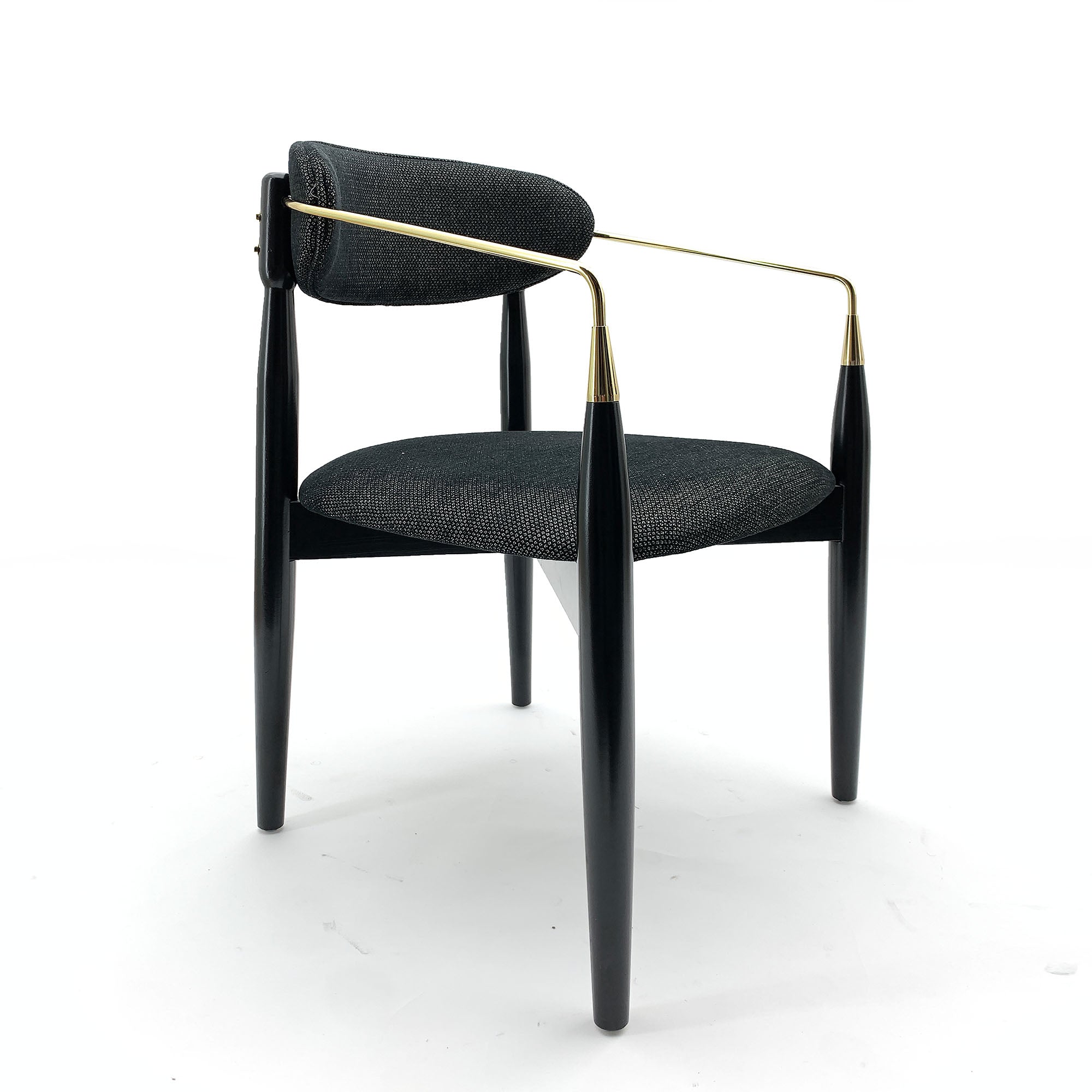 Monet Fabric Chair Mon003-Black-Bur(480/408)