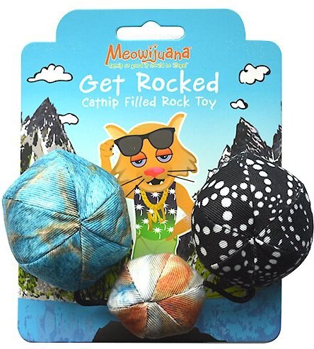 Meowijuana Get Rocked String of Stones Plush Cat Toy with Catnip