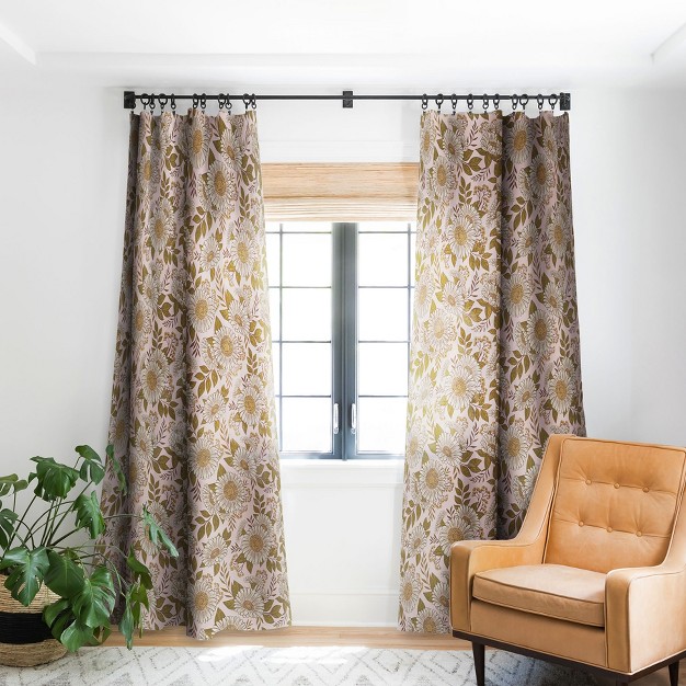 1pc Blackout Window Curtain Panel Deny Designs