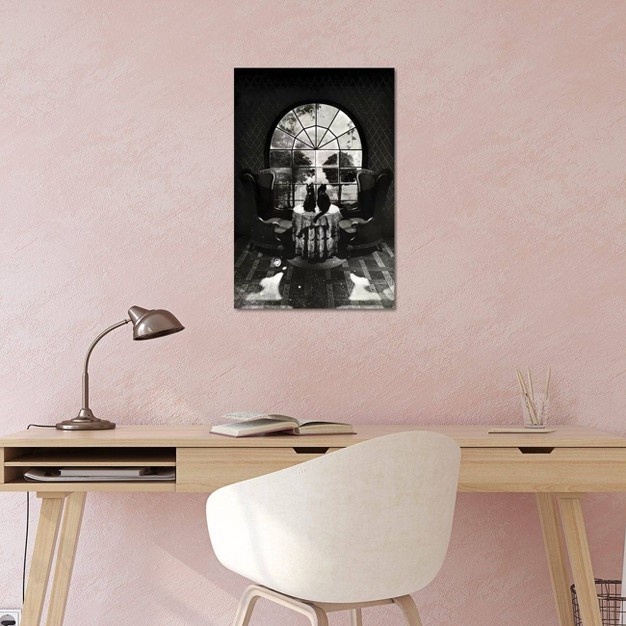 Room Skull Black white By Ali Gulec Unframed Wall Canvas Icanvas