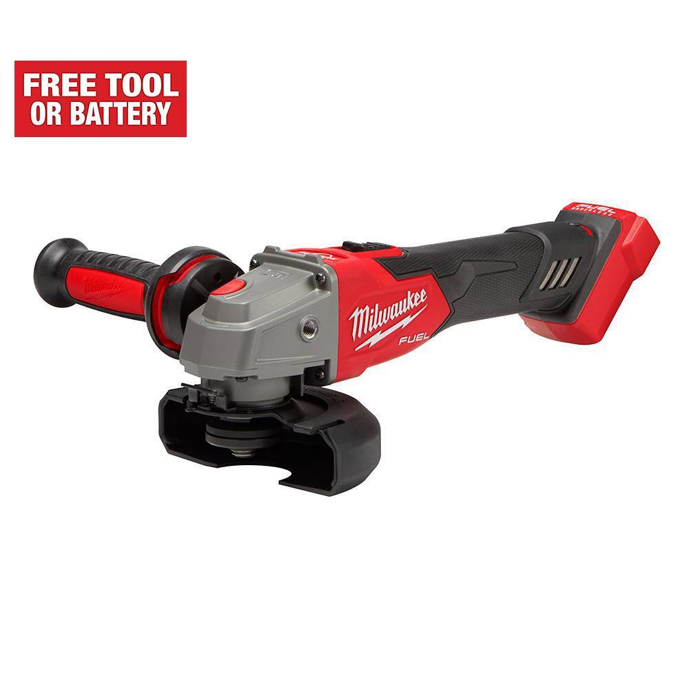 MW M18 FUEL 18V Lithium-Ion Brushless Cordless 4-12 in.5 in. Grinder with Variable Speed  Slide Switch (Tool-Only) 2889-20