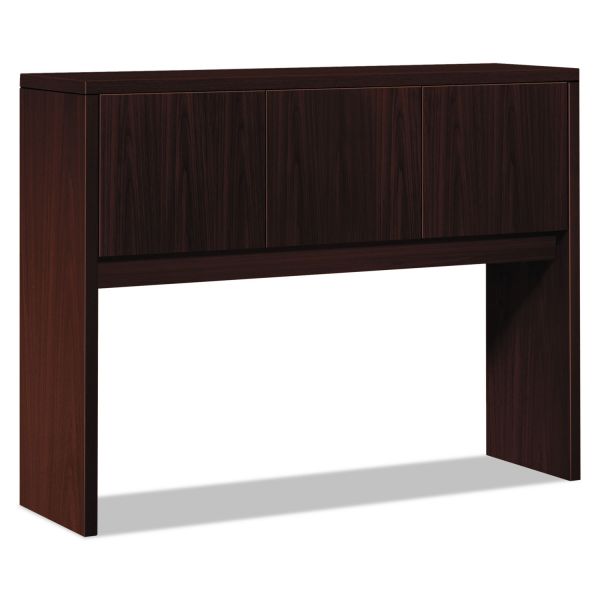 HON 10500 Stack-On Storage For Return， 48w x 14.63d x 37.13h， Mahogany