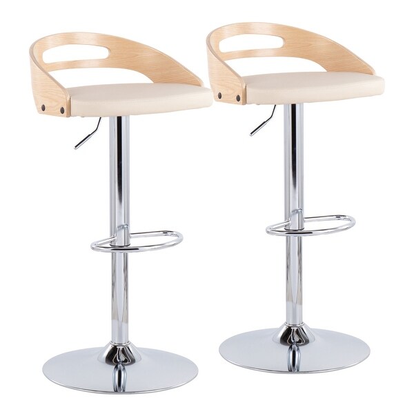 Carson Carrington Simon Adjustable Bar Stool (Set of 2)