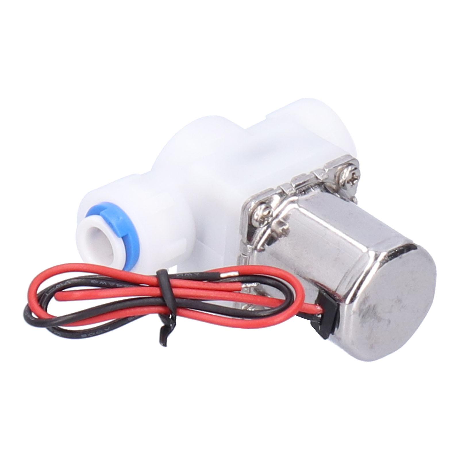 1/4in Solenoid Valve Drinking Water Quick Connector Bistable Pulse Hydraulic Equipment Dc4.5v