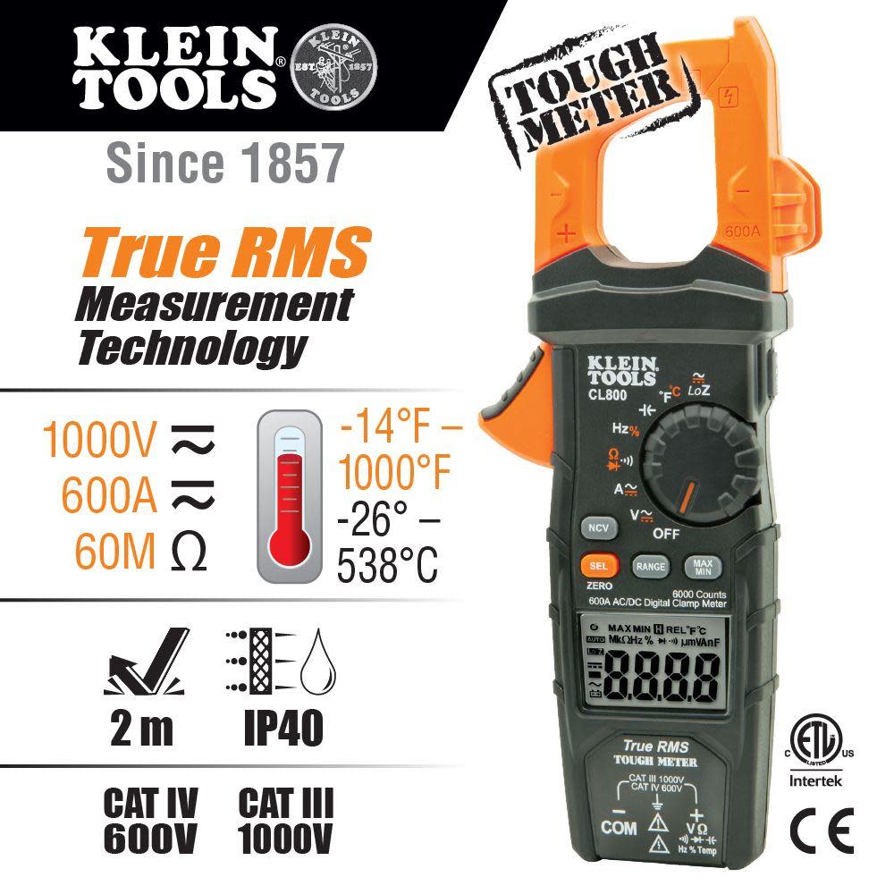 Digital Clamp Meter AC/DC Auto ;