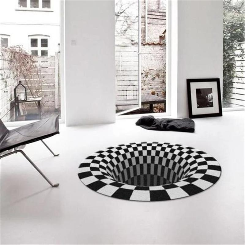 Vortex Illusion Rug