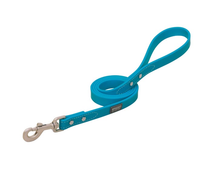 Terrain D.O.G. Brahma Webb Dog Leash - 3/4 x 4 - Foot， Hurricane Blue - 07-3127-HB-4