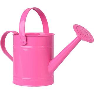 Cubilan 1.5 l Small Bright Pink Watering Can for Indoor Outdoor Plants Cute Little Kids Gardening Watering Cans B08SLWDGZV