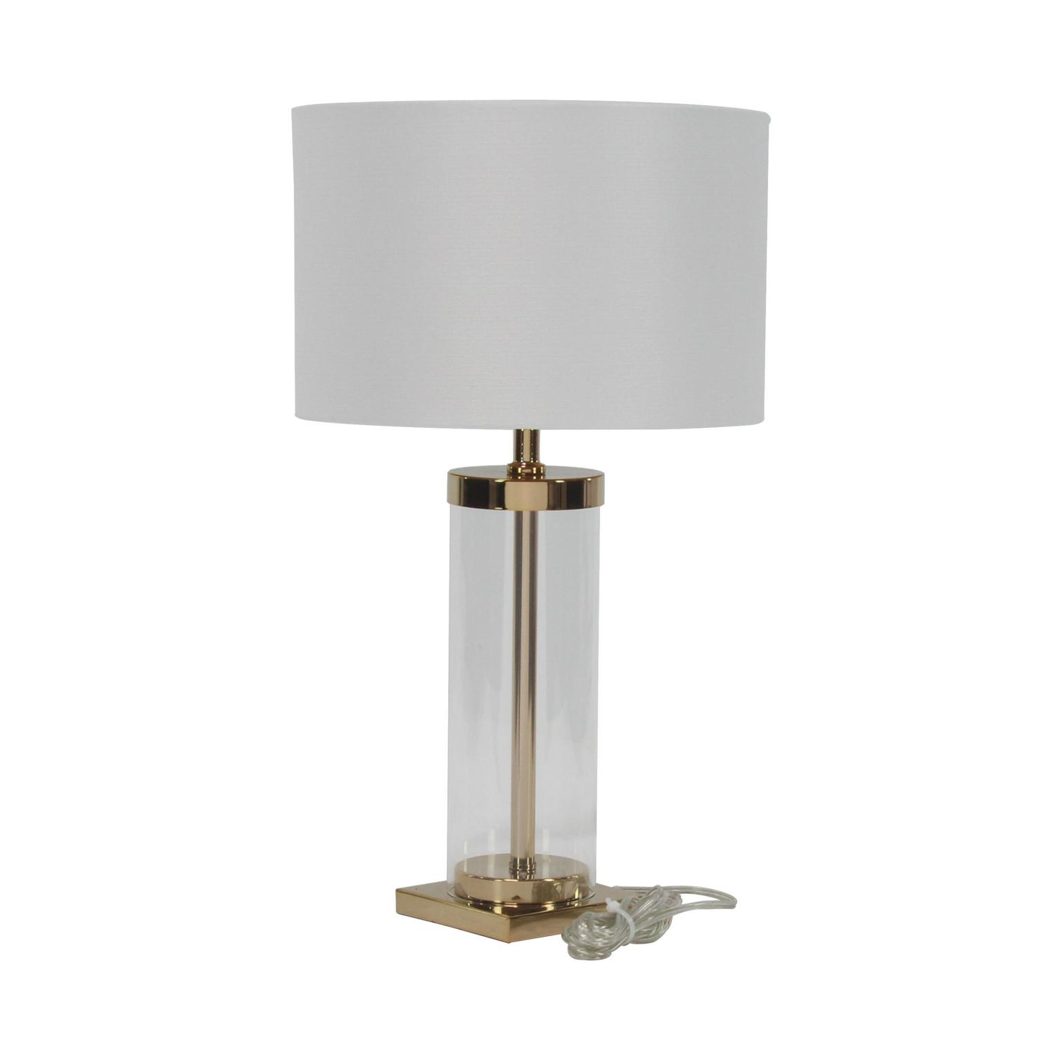 CosmoLiving by Cosmopolitan Gold Metal Glam Table Lamp 24