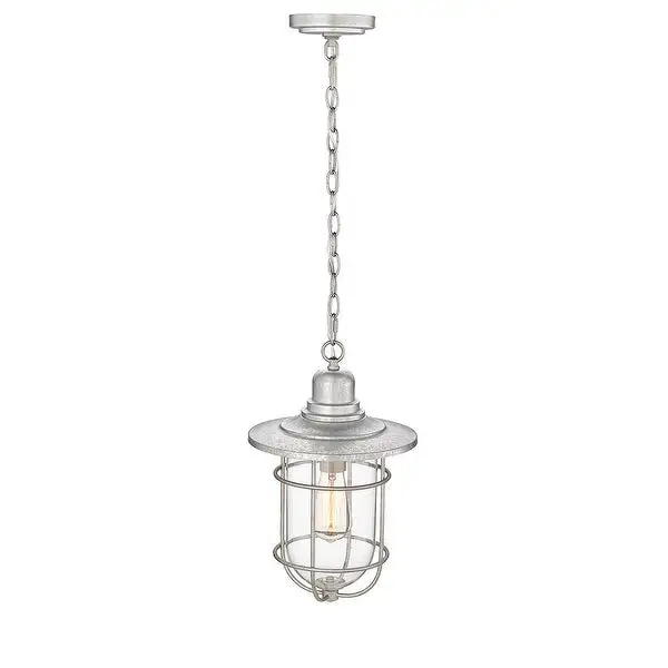 Millennium Lighting Bolling 1 Light Outdoor Pendant Fixture with Clear Glass Shades