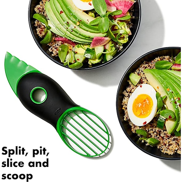 Three-In-One Avocado Knife Multi-Purpose Avocado Slicer