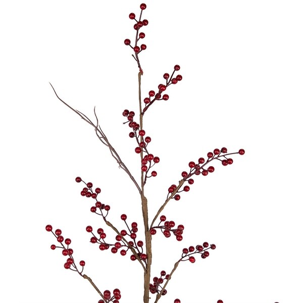 Potted Berry Artificial Christmas Twig Tree