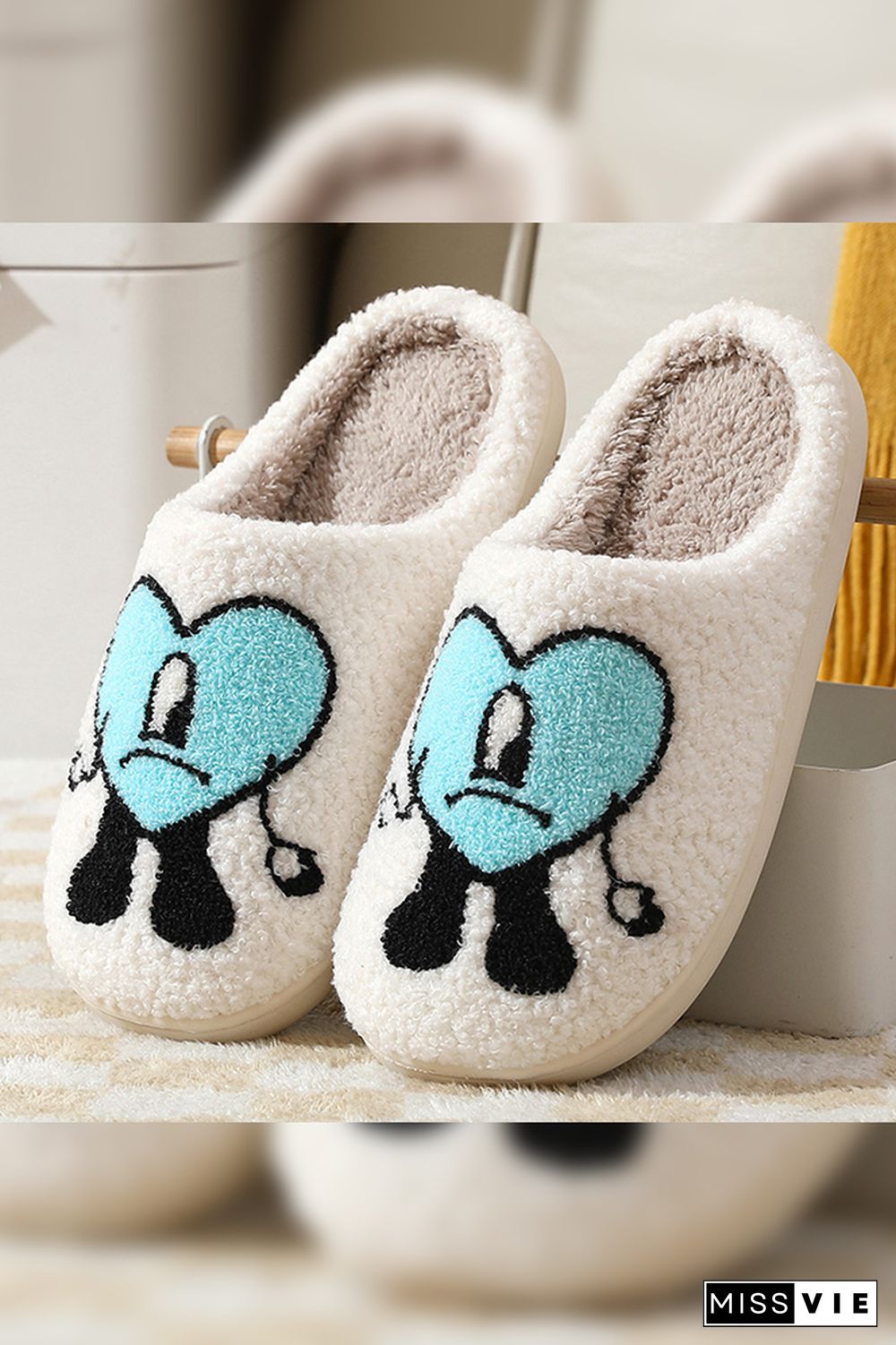 Bad Bunny Fluffy Slippers