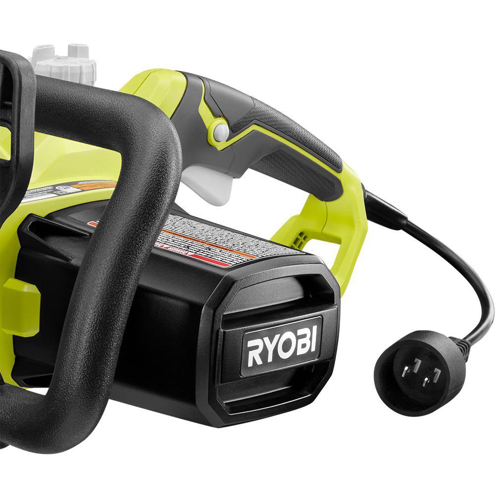 RYOBI 16 in. 13 Amp Electric Chainsaw and 6 Amp Pole Saw RY43155-PS