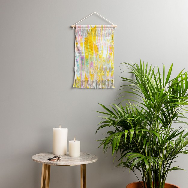 Sunshinecanteen Marbled Pastel Dreams Fiber Wall Hanging Society6