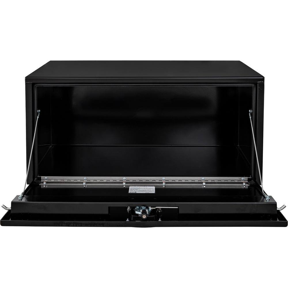 Buyers Products Company 18 in. x 18 in. x 30 in. Gloss Black Steel Underbody Truck Tool Box 1732303